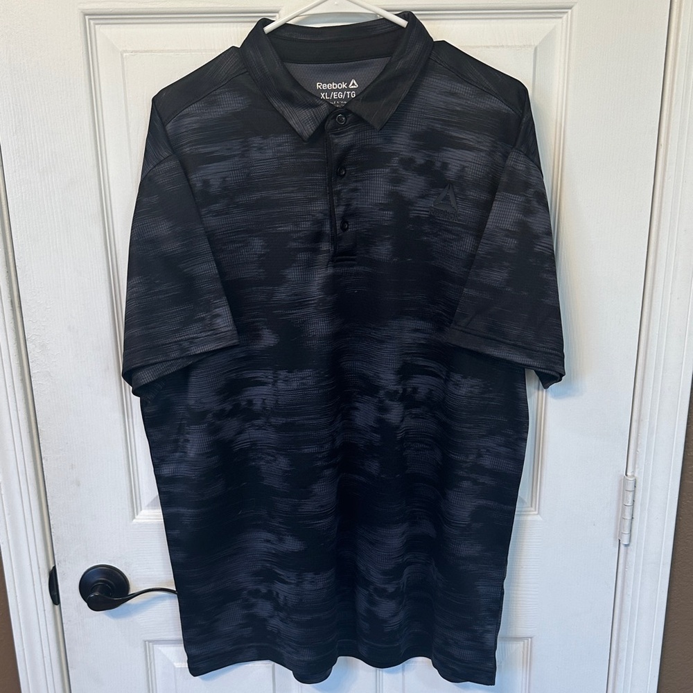 Reebok Men's Charcoal Polo Shirt